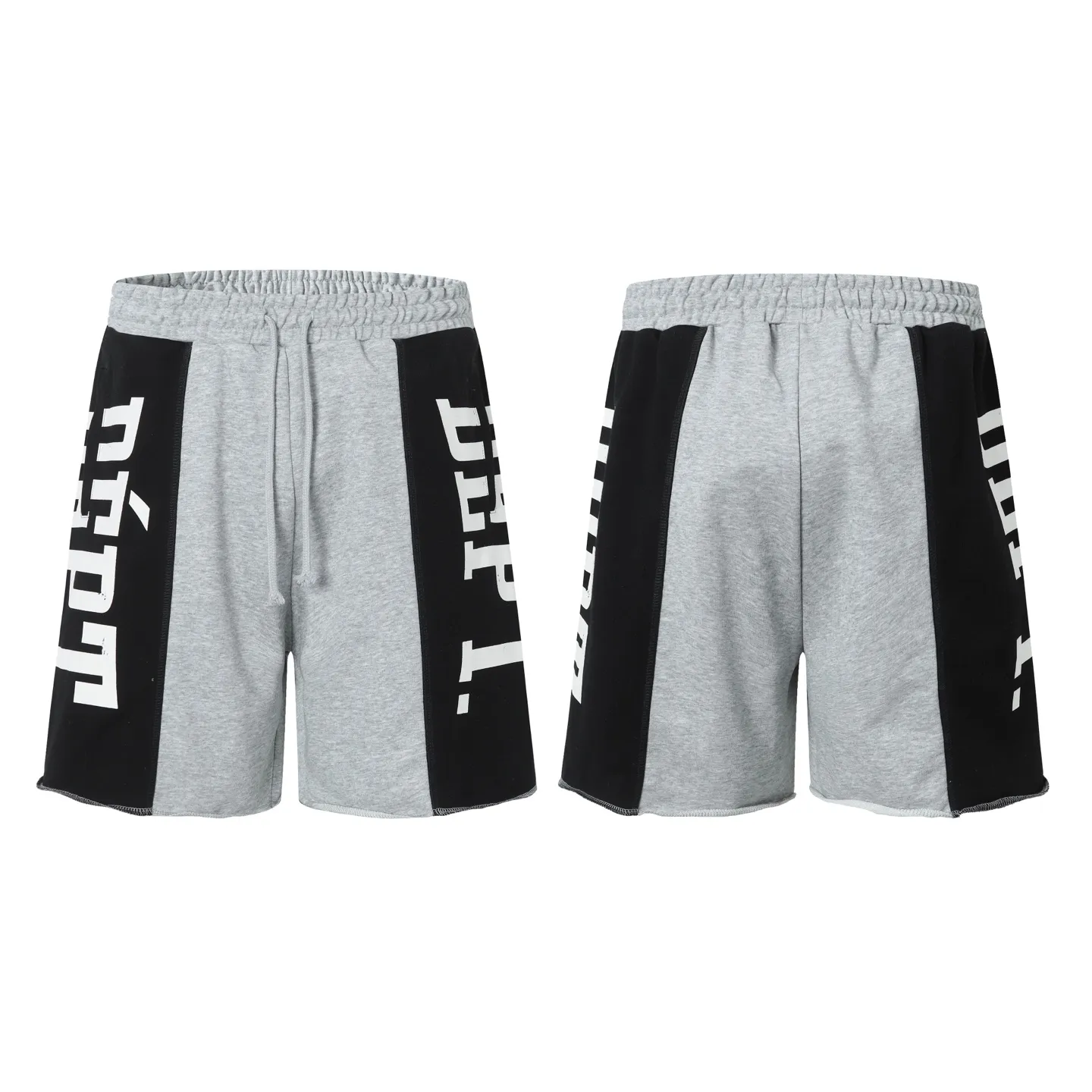 GALLERY. DEPT's new double color block shorts Style number: D273P140 Color: black and gray Size: S M L XL